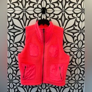 Free People Reversible Fleece Vest Size S